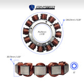 Estator Del Alternador Para Sportster 1200 Iron 883 Xl1200